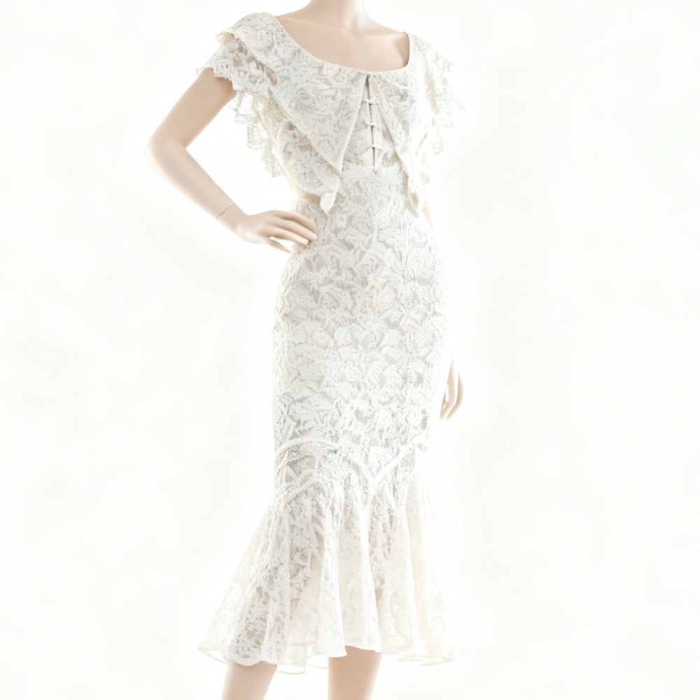 Vintage Alice McCall Cream Lace Dress
